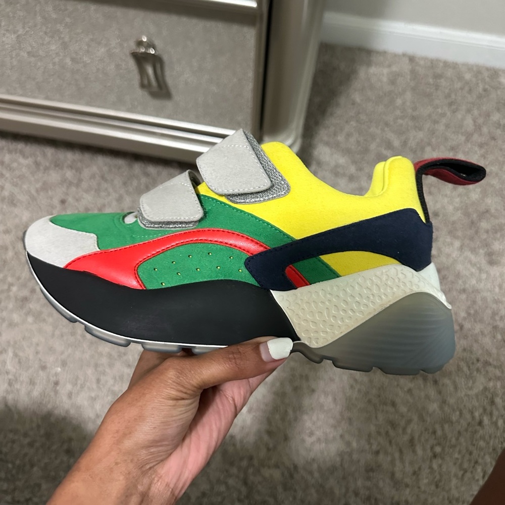 Stellah Green and Yellow Sneakers